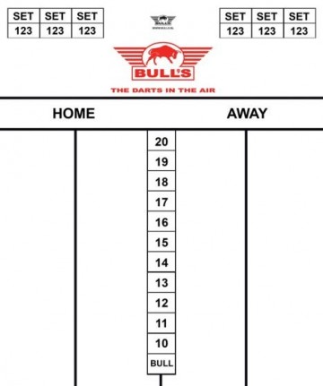 Bull s darttel flex 35x25 cm